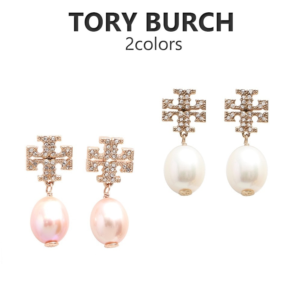 トリーバーチ TORY BURCH ピアス 60525 レディース パール KIRA PAVE PEARL DROP EARRING Tory Gold/Pearl Rose Gold/Pearl