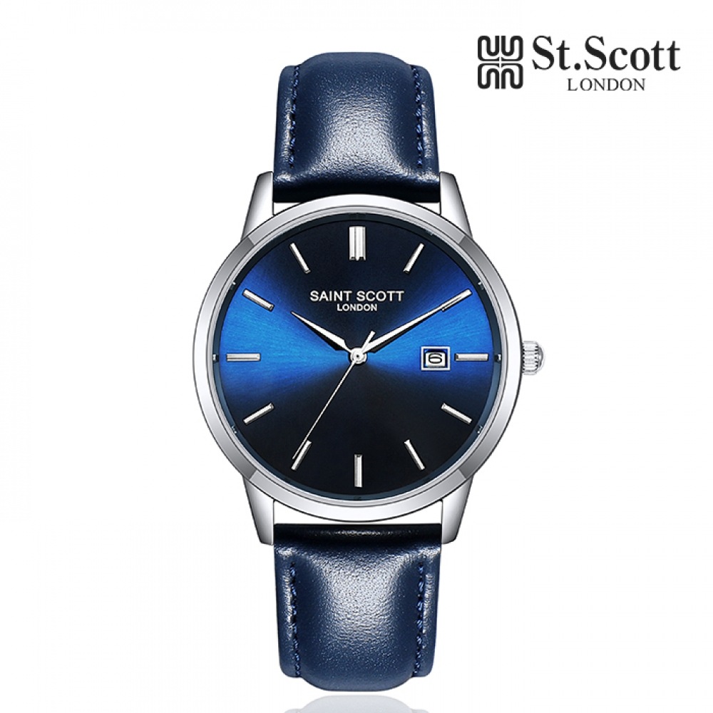 ST.SCOTT LONDON ST9001L-SLBLスリムクラシック05ウォッチ