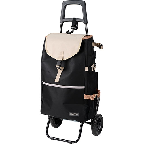 ココロモリー カートチェア ブラック×ベージュ