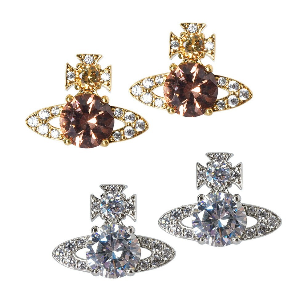 【最短翌日着】Vivienne Westwood ヴィヴィアンウエストウッド ピアス 両耳用 シルバー ゴールド ISMENE EARRINGS【62010253-02P102 / 02R527】