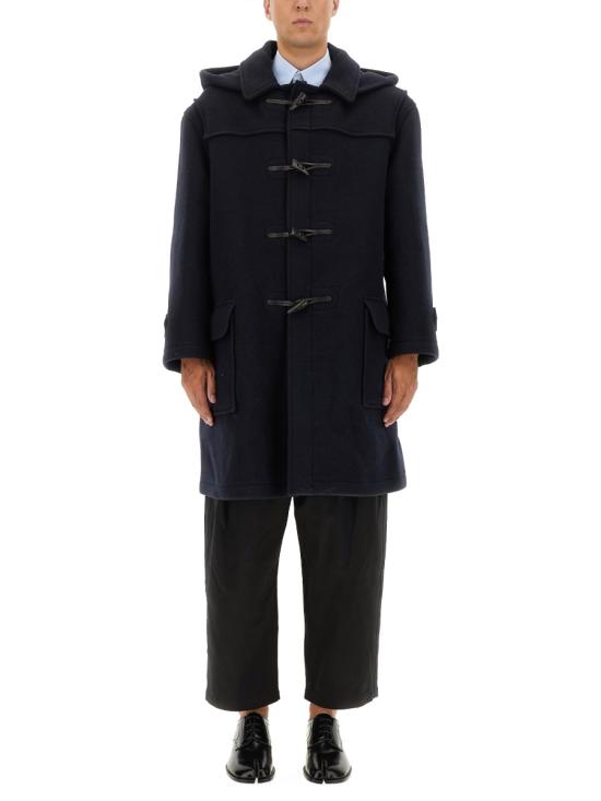 MAISON MARGIELA Men Trench Coats S50AA0161 M35503961 BLUE