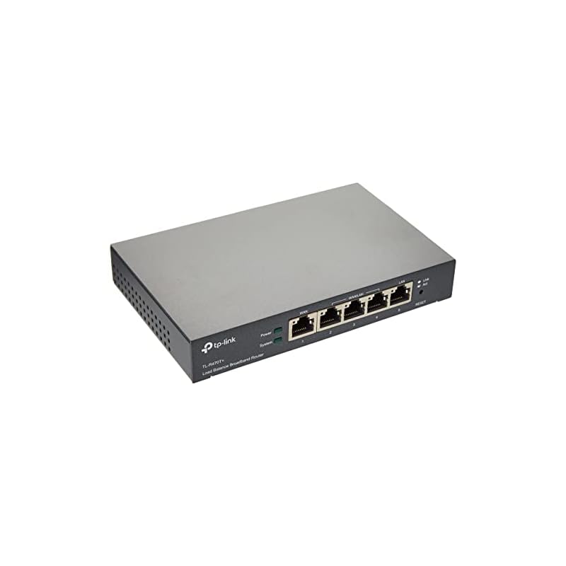 TP-Link 有線ルーター 10/100Mbps 5ポート 3ポートWAN/LAN ロードバランサ― 5年保証 TL-R470T+