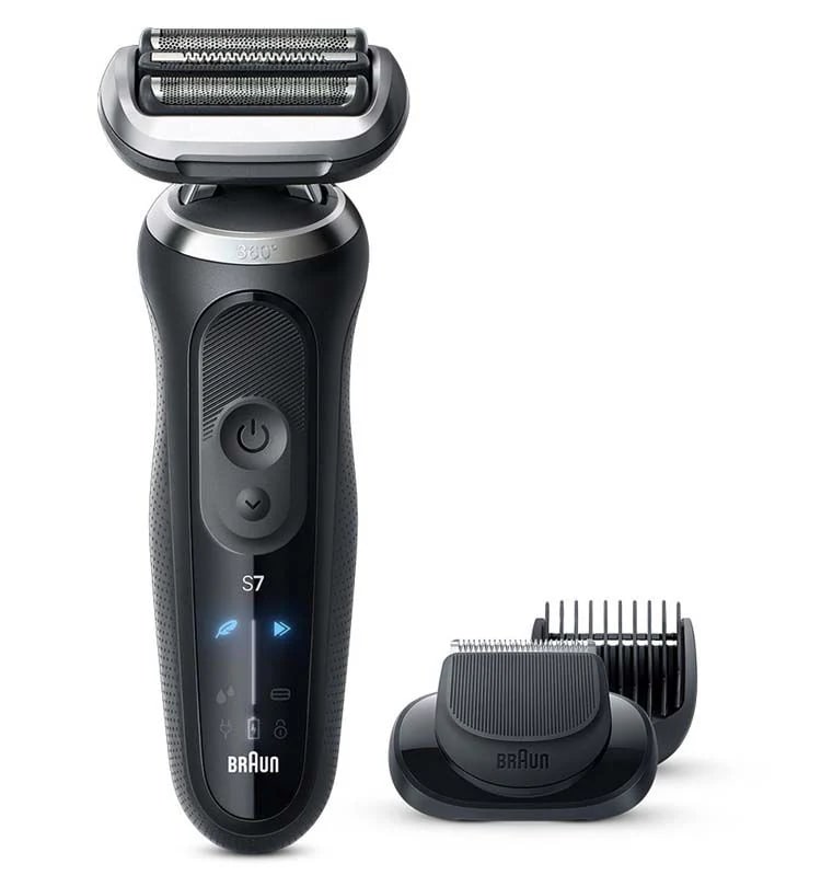 ブラウン 電気シェーバー ひげ剃り 密着シリーズ7ソロモデル ブラック 72-N1500S BRAUN (D) メガ割