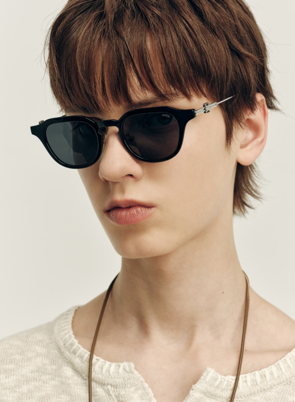 【SATUR】26SS SG ROMER : BLACK