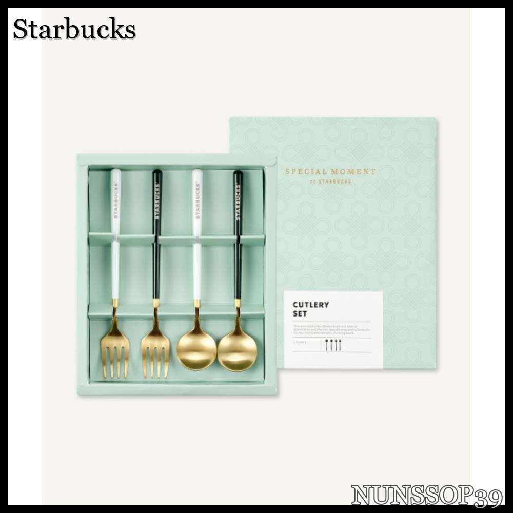 Starbucks Starbucks Gold Dessert Cutlery Set 1001141