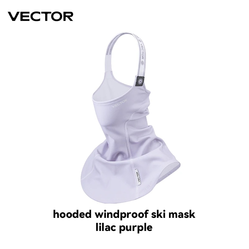 ベクトル通気性屋外スキースノーボードオートバイウィンターウォーマースポーツハーフフェイスマスクカバー三角スカーフスキーマスク purple