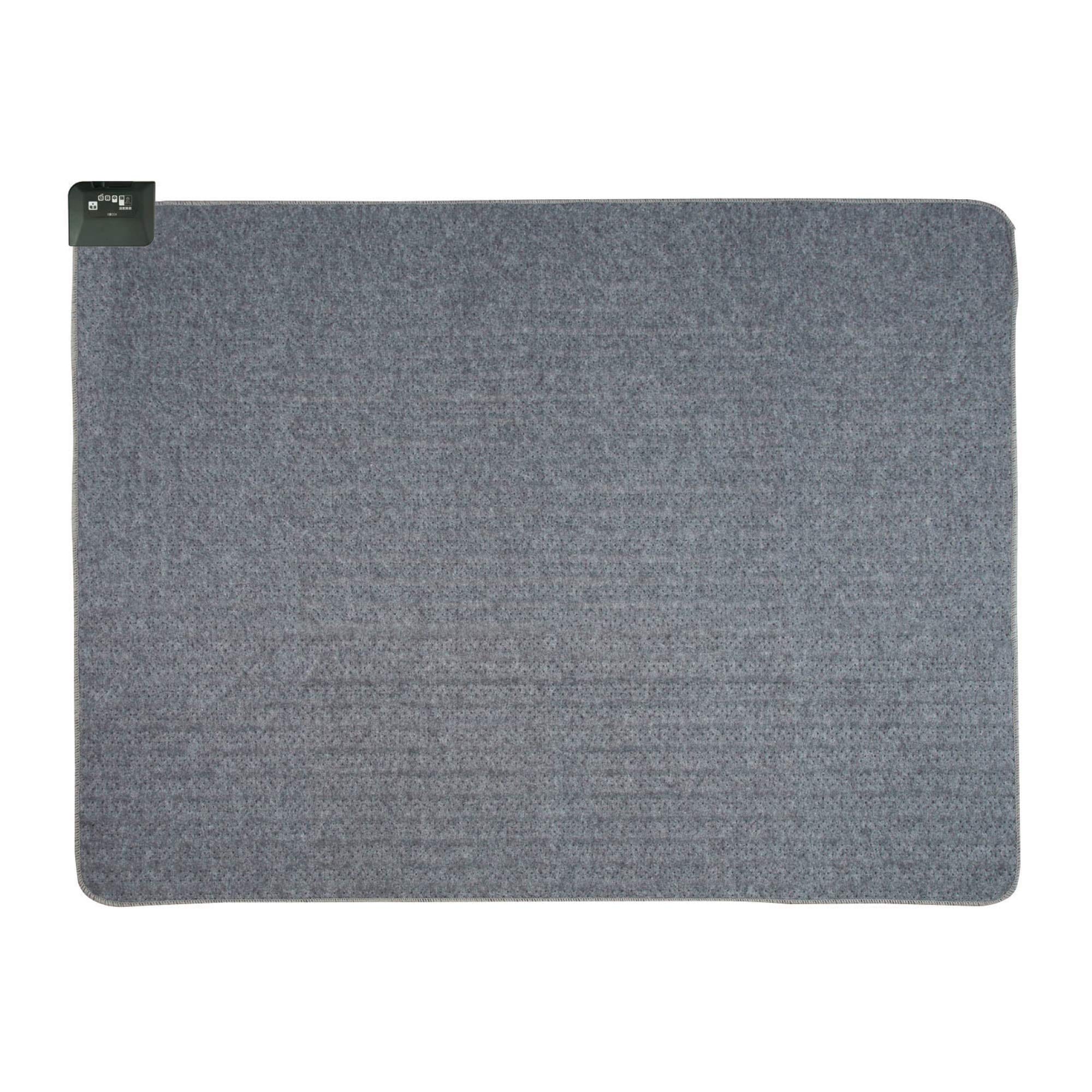 広電(KODEN) 電気カーペット ホットカーペット 本体 176×128cm 1.5畳 グレイ 小さく畳める 省エネ スライド温度調節 ダニクリーン VWU151H-A
