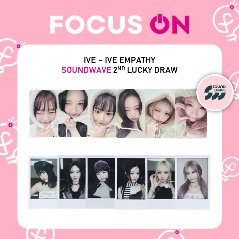 [LUCKYDRAW] IVE IVE EMPATHY SOUNDWAVE 2ND LUCKY DRAW PHOTOCARD