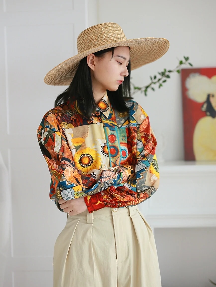 トップス シャツ ブラウス 袖あり 長袖 襟付き 前開き かわいい 大人可愛い きれいめ シンプル カジュアル 大人 上品 おしゃれ お洒落 かっこいい 大人可愛い 大人女子 こなれ感 ラフ 個性的