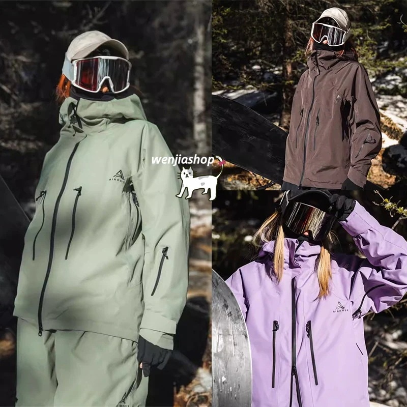 スノーボードウェアジャケットアウター単品メンズレディース男女兼用防水15000mmトップススノボウェアスノーウェアスキーウェアスノボーウェア韓国風保温防雪防水防寒