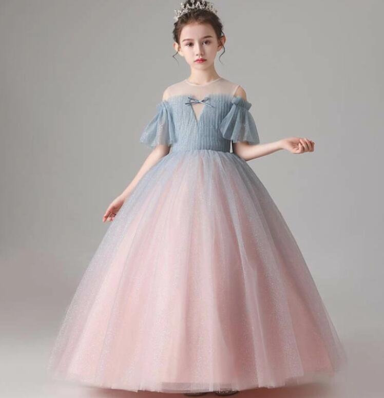 【TIME HOLDER】子供 ワンピース　ふんわり きれいめ 演奏会 子供ドレス ドレス 結婚式 発表会 ピアノ 発表会 ドレス 誕生日 姫様 カジュアル お祝い日 かわいい きれいめ 110 12