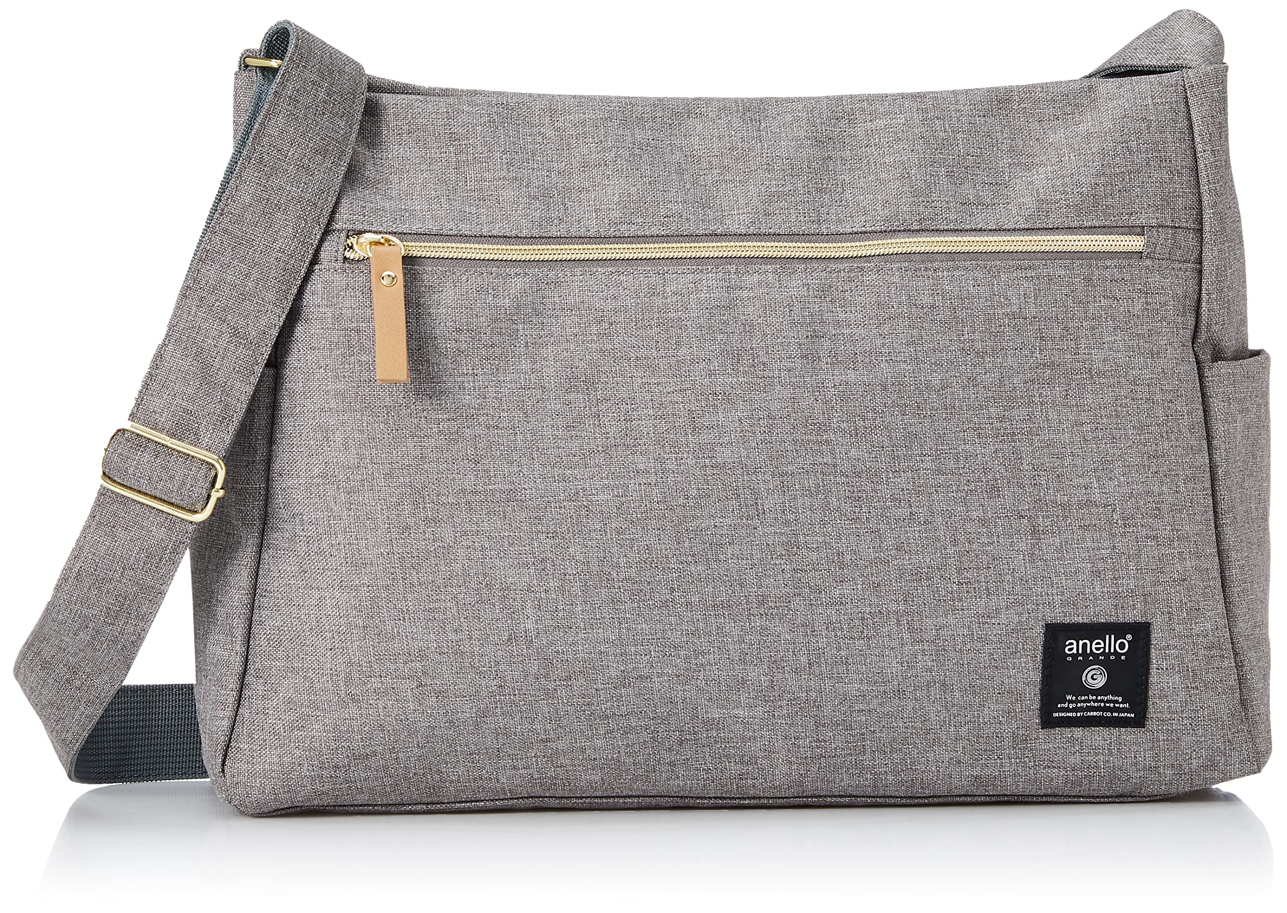アネロ グランデ ショルダーバッグ 10ポケ クラシック杢調ポリ CLP GTH2522Z グレー