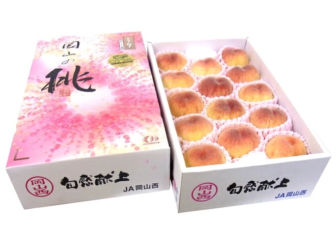 岡山県 最高等級桃 =ロイヤル= 大玉12-15玉入り 約4kg 予約 7月以降
