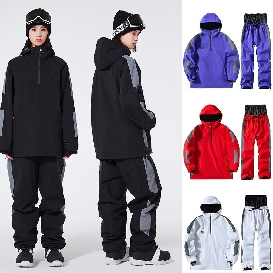 スノーボードウェア上下セットレディースメンズスキーウェアスノボウェアジャケットアウターパーカーロングパンツ男女兼用防水防寒