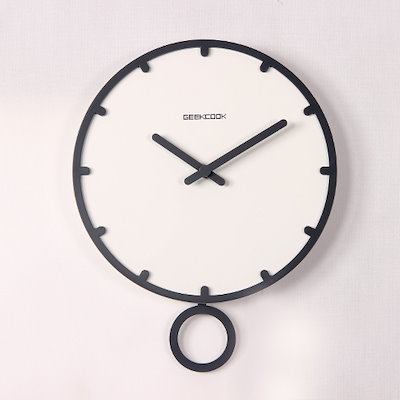 壁掛け時計 掛け時計 おしゃれ 振り子時計 クロック アクリル 見やすい インテリア時計 ハト時計