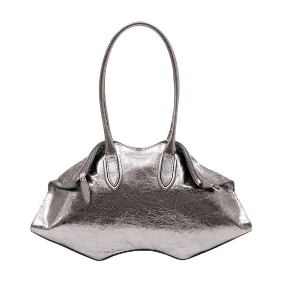 ALEXANDER MCQUEEN Women Messenger Bags 8559971HBBB1402 silver