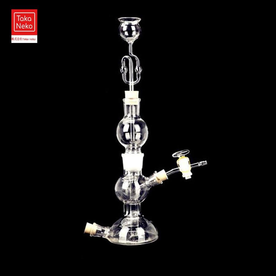 キップガスジェネレーター キップの装置 キップ水素ガス発生器 ラボガラスガラス製品キット 実験室化学装置を備えた ガス発生器キップ装置