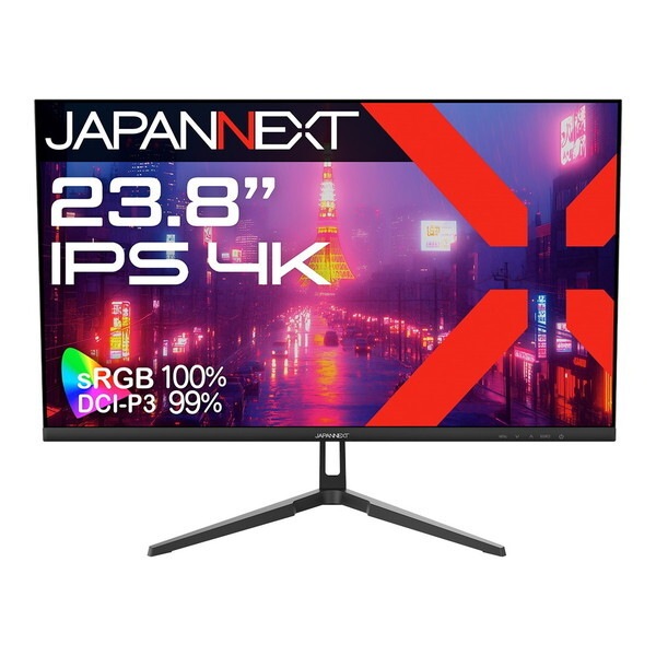 JAPANNEXT JN-IPS238U ブラック 23.8型ワイド 4K フルHD 液晶ディスプレイ