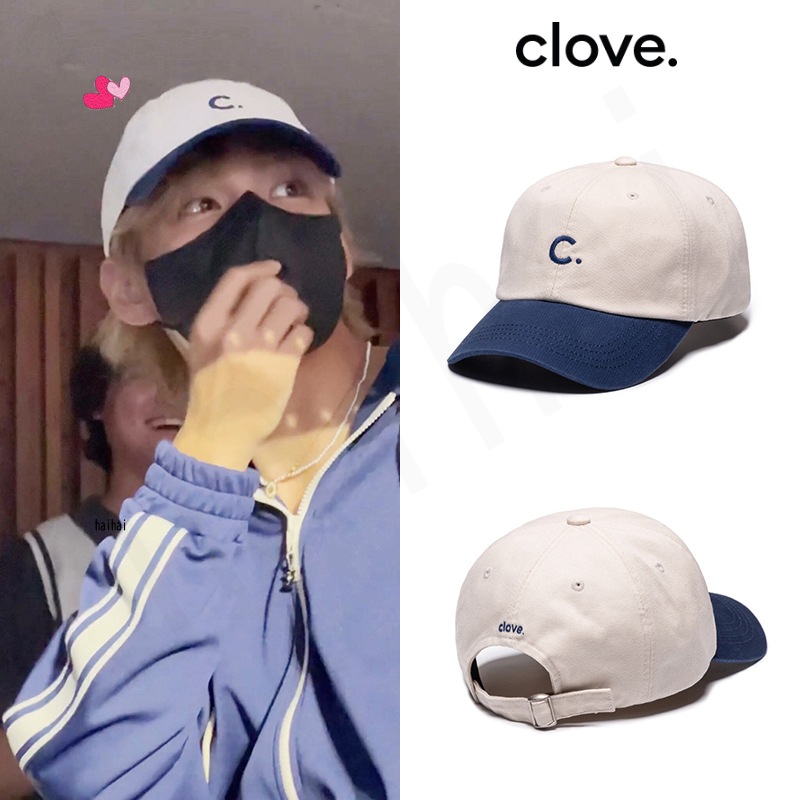 [BTS V 着用]Basic Fit Ball Cap Colorblock (Navy) 5,169円