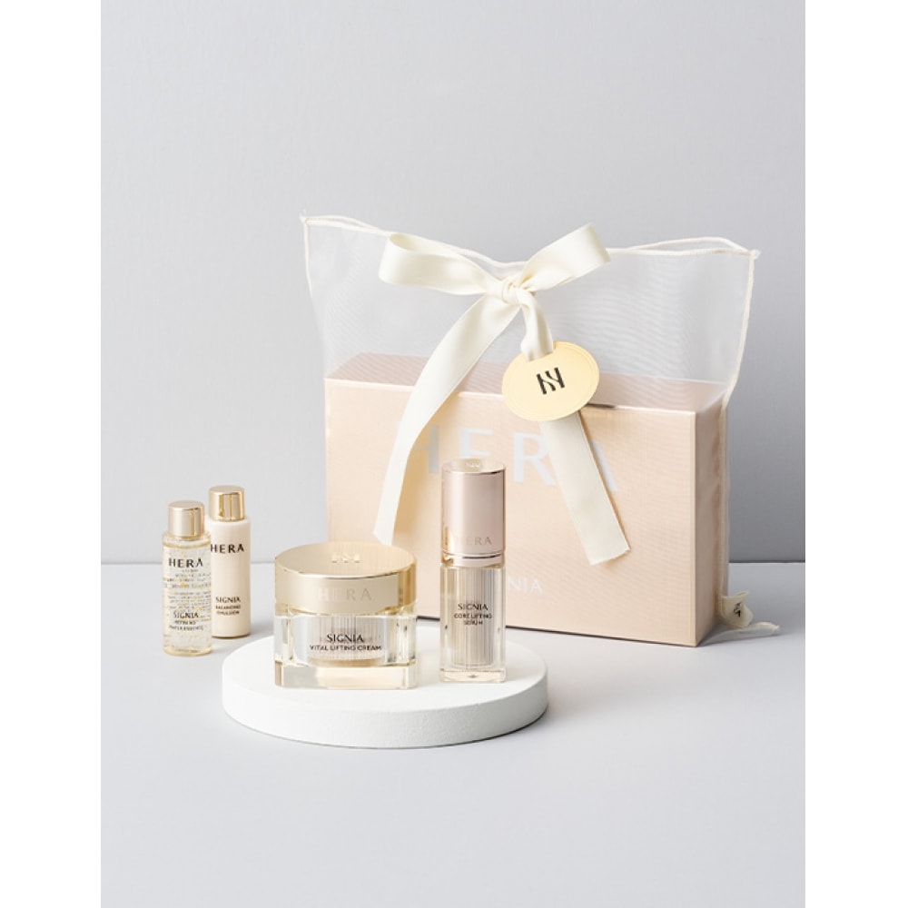 ヘラニューシグニアクリームギフトセット (+オーガンザパッケージショッピングバッグ)