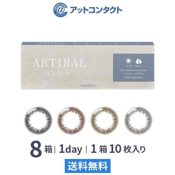 アーティラルワンデー58UVM 10枚 8箱 6,811円