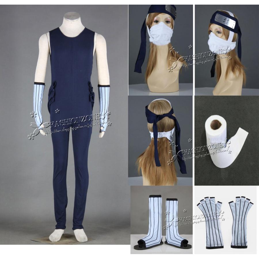 ナルト NARUTO 風 桃地再不斬 コスプレ衣装 靴 大人子供用サイズ コスチューム 演出服 アニメ ゲーム ハロウィン cosplay 変装
