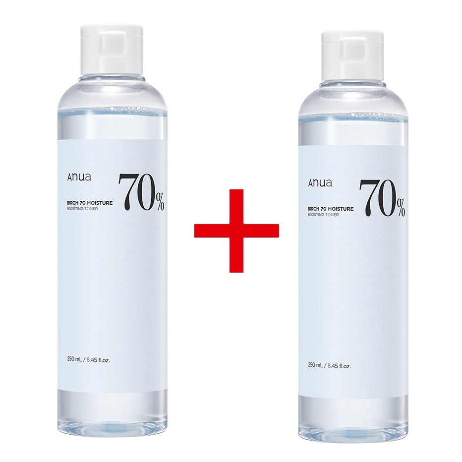 シラカバ 70% 水分ブースティングトナー250ml + 250ml(水分保湿) 5,225円