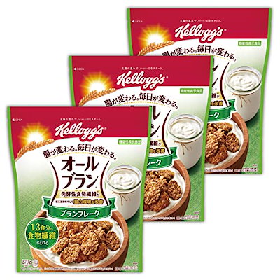 他サイト： 【Amazon.co.jp限定】 ケロッグ オールブラン ブランフレーク 270g×3個セット 【セット買い】発酵性 食物繊維の商品画像