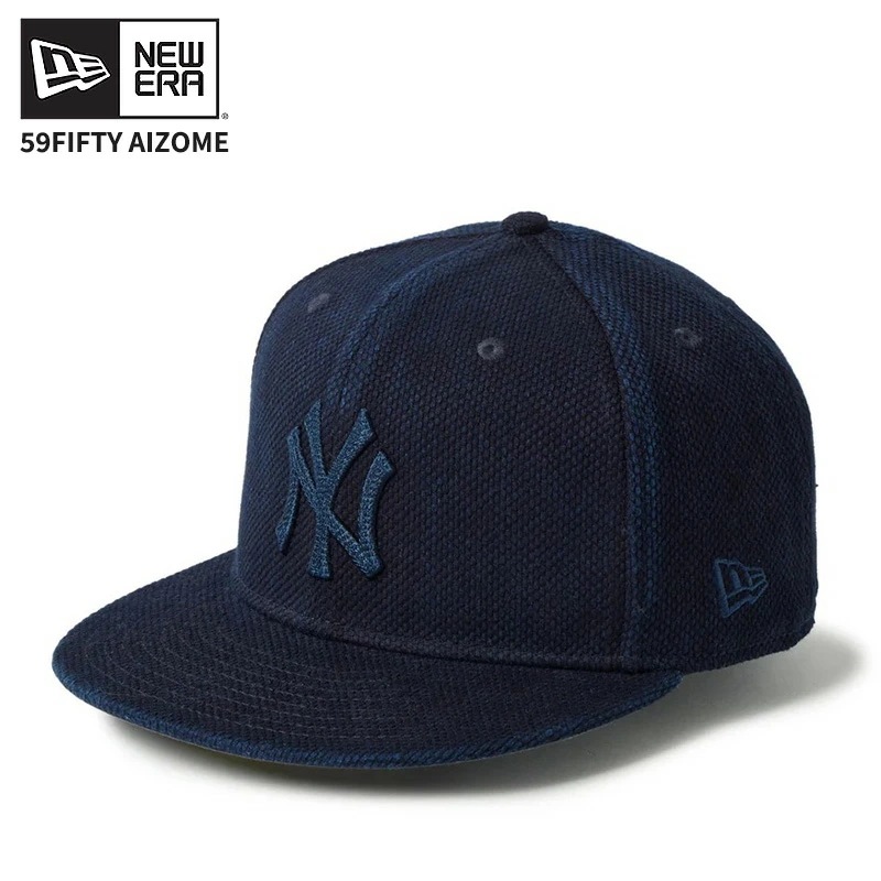 ニューエラ NEW ERA ユニセックス キャップ 帽子 59FIFTY ヤンキース 藍染め インディゴブルー 14745159