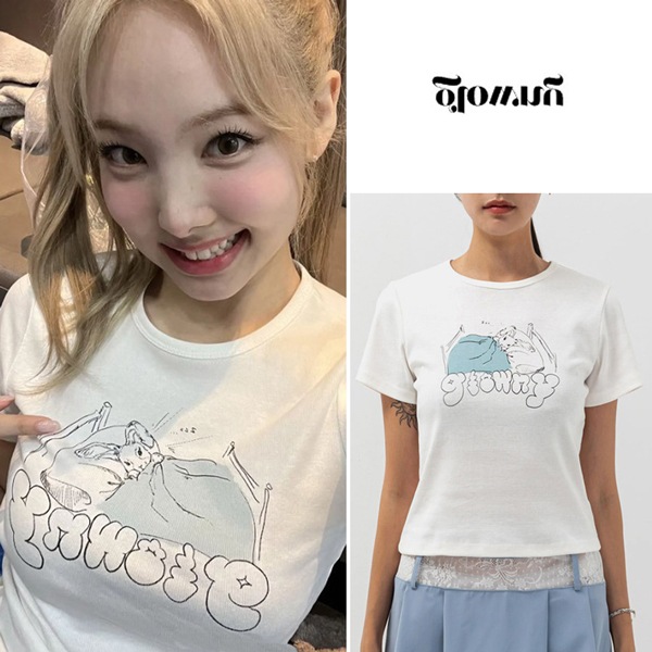 ★TWICE ナヨン着用★関税込★GLOWNY★HEAVEN TEE★Tシャツ★ ☆TWICE ナヨン着用☆関税込☆GLOWNY☆HEAVEN TEE☆Tシャツ