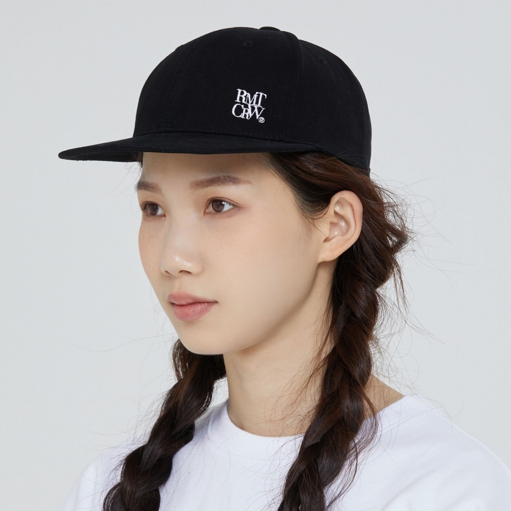 ロマンティッククラウン最新ロゴストラップボールキャップ_ブラック