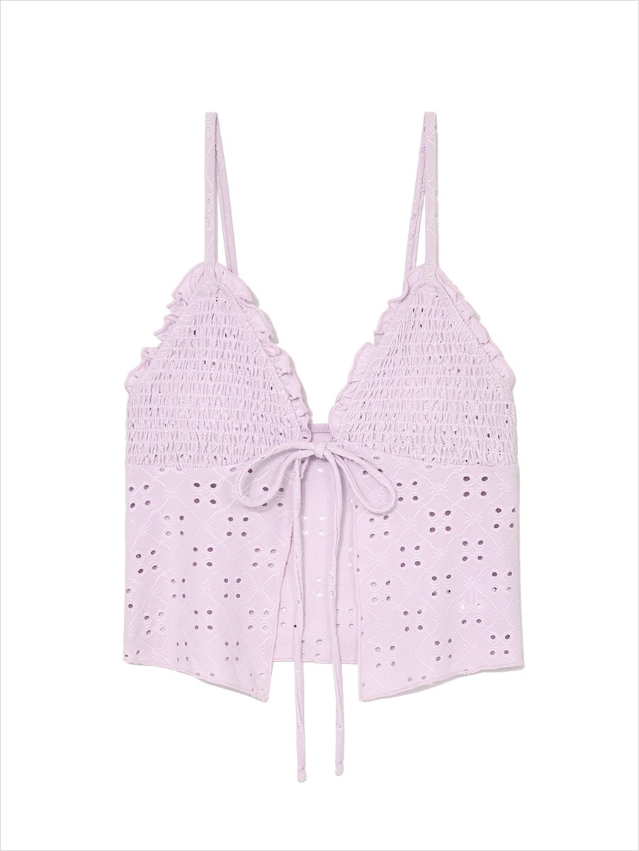 TANKINI SWIM TOP -PALE LILAC/BABY BLUE/BLACK/WHITE