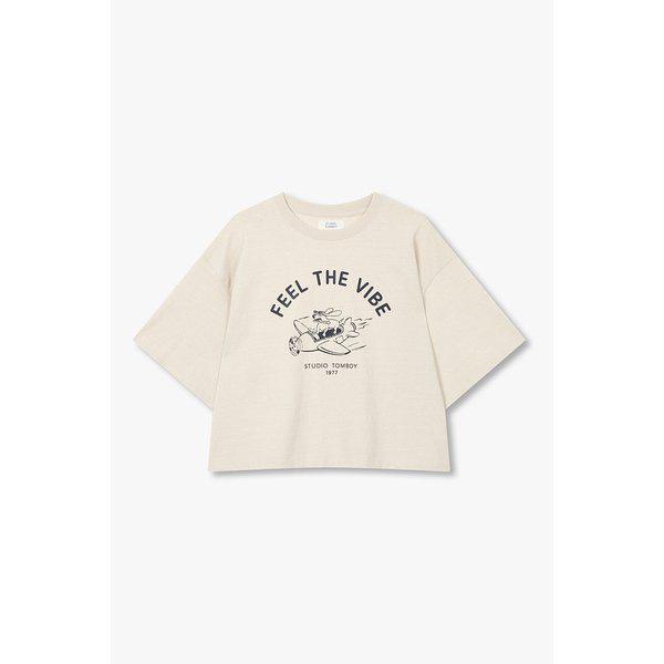 [再注文] ピグメントグラフィッククロップ半袖Tシャツ9196222183108