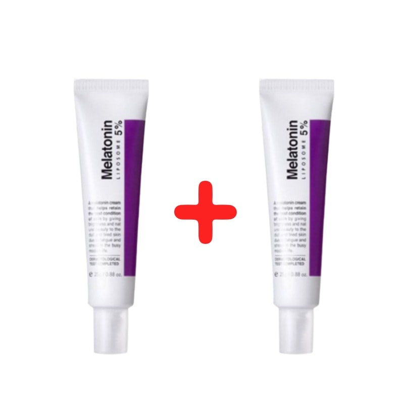 タイム リターン Melatonin クリーム 25g x 2個 (弾力/保湿/栄養/活力/光彩)