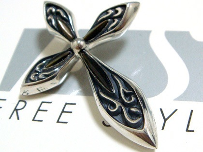 FREE STYLEブラックシェルフリースタイルシルバーペンダント/シルバーアクセサリーst/プレゼ