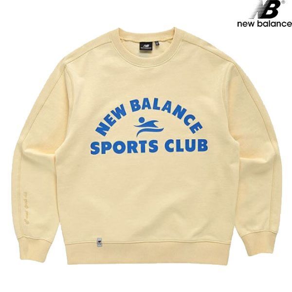 ニューバランスハーフクラブ/ NBNCC12013-LY NB スポーツクラブヘビースウェットシャツ