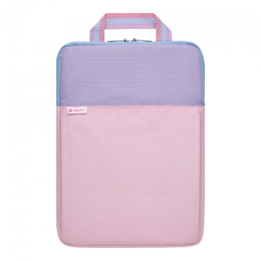 （まとめ買い）クッション付スクールPCケース Mサイズ シフトプラス キャンディバイオレット LS-5593-V [x3] 6,091円