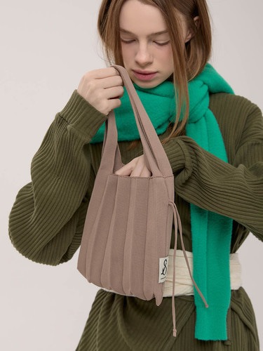 JOSEPH&STACEY公式 ニットバッグ Lucky Pleats Knit S (ALL)