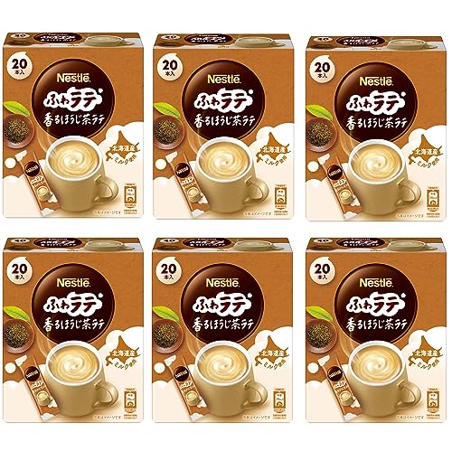ネスレ 香るまろやか ほうじ茶ラテ 20本6箱【 スティック 】