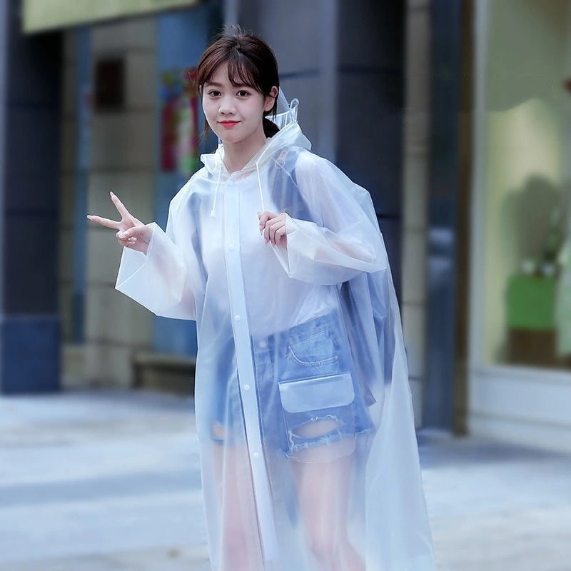 準備したいレイングッズ レイングッズ全身ファッショナブルな新型透明大人用レインポンチョ 5,232円