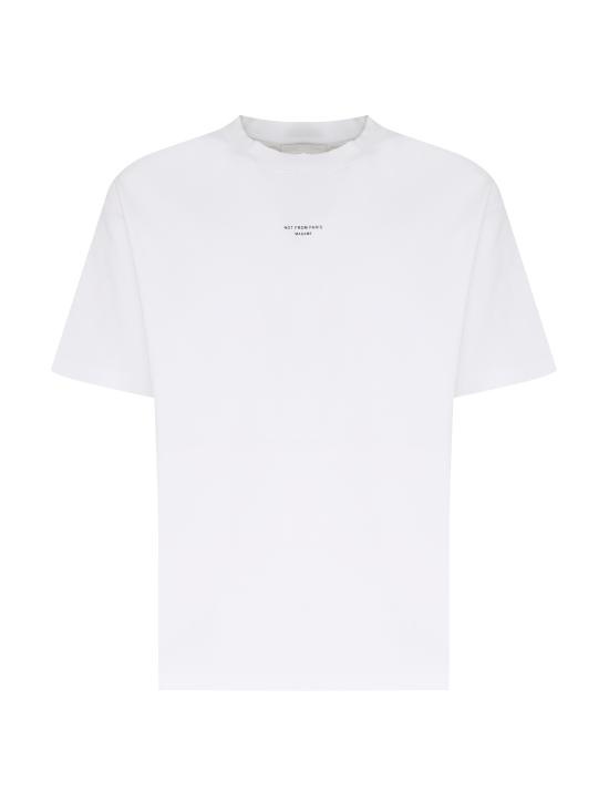 DROLE DE MONSIEUR Men T-Shirts PERMTS202CO002 OPW OPTIC WHITE