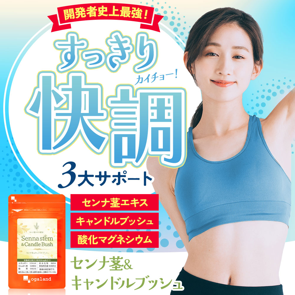 センナ茎&キャンドルブッシュ（6個セット約6ヶ月分）