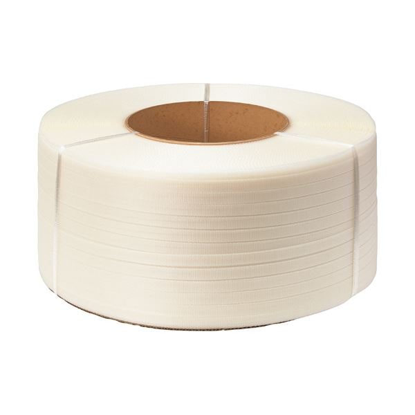 TANOSEEPPバンド 自動梱包機用 15mmx2500m 半透明 1巻