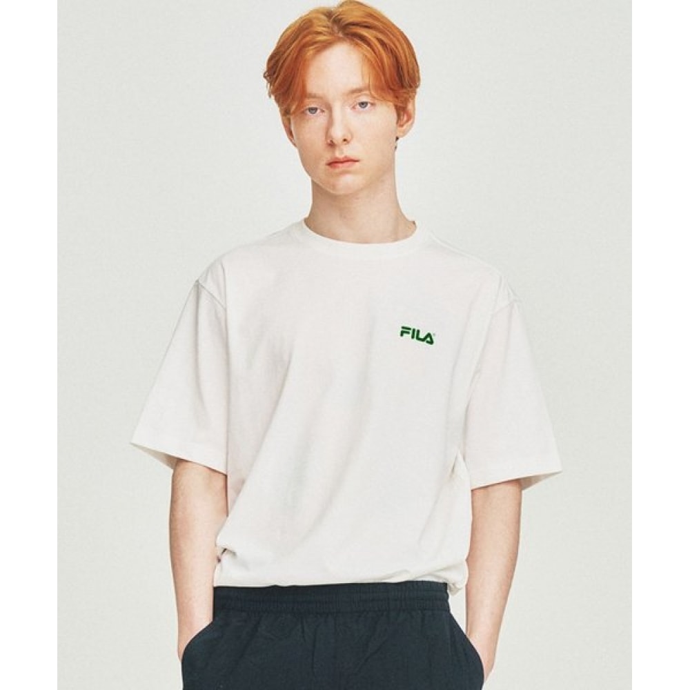 FILA エッセンシャルショートスリーブ T シャツ (FE2RSF5101XGRN)