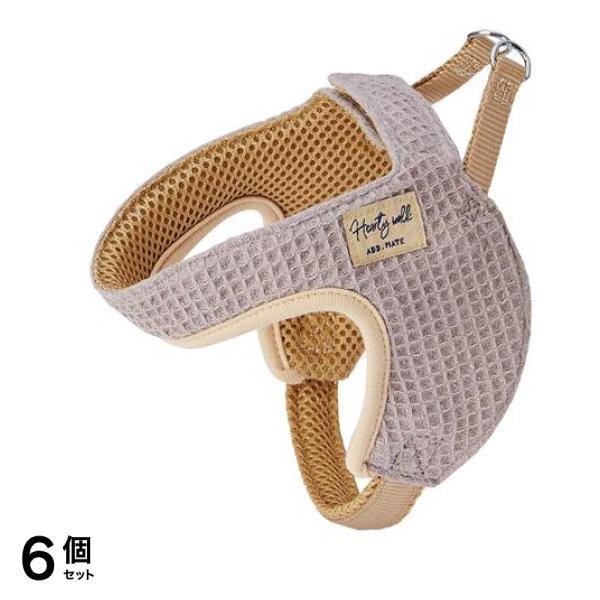 アドメイト ハーティウォーク ハーネス XS ミニ犬用胴輪 グレー 1個入 (A57659) 6個セット