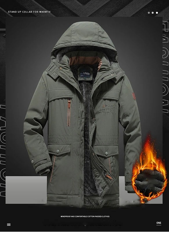 中綿コート 中綿ジャケット ダウンジャケット メンズ 中綿 フード付き ショート丈 厚手 ダウンコート アウター ファスナー 秋 冬防寒 防風 紳士用