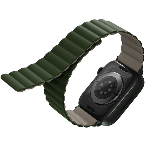 KENZAN UNIQ-45MM-REVGRNTPE Apple Watch 44／45MM用マグネットバンド REVIX PINE GREEN／TAUPE UNIQ45MMREVGRNTPE 6,390円
