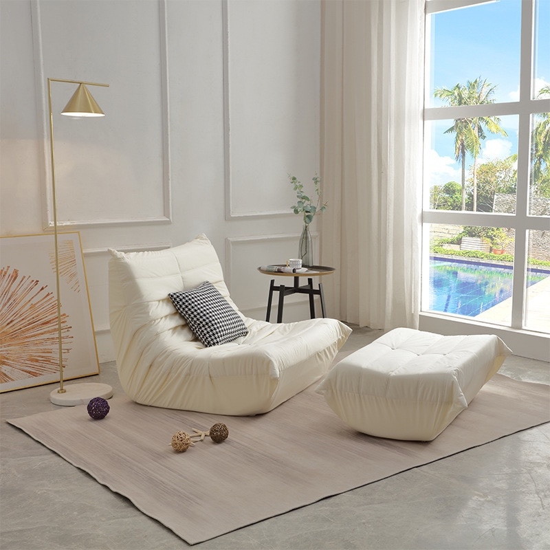 キャタピラーソファ 一人掛けソファ デザインチェア シングルソファ ソファ 一人掛け 座椅子 椅子 一人用 ファブリック おしゃれ