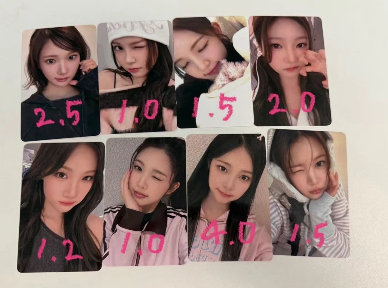 【最短当日発送】予約販売 hearts2hearts H2H focus el サイン会 トレカ 公式 特典 8枚セット