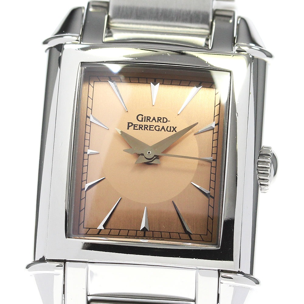 ジラール・ペルゴ GIRARD PERREGAUX 25900.1.11.911 ヴィンテージ 手巻き レディース 良品 保証書付き_829064【中古】